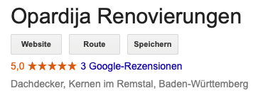 Google Bewertung